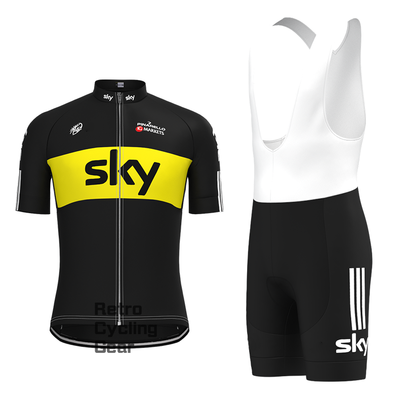 2015 sky Retro Short Sleeve Cycling Kits