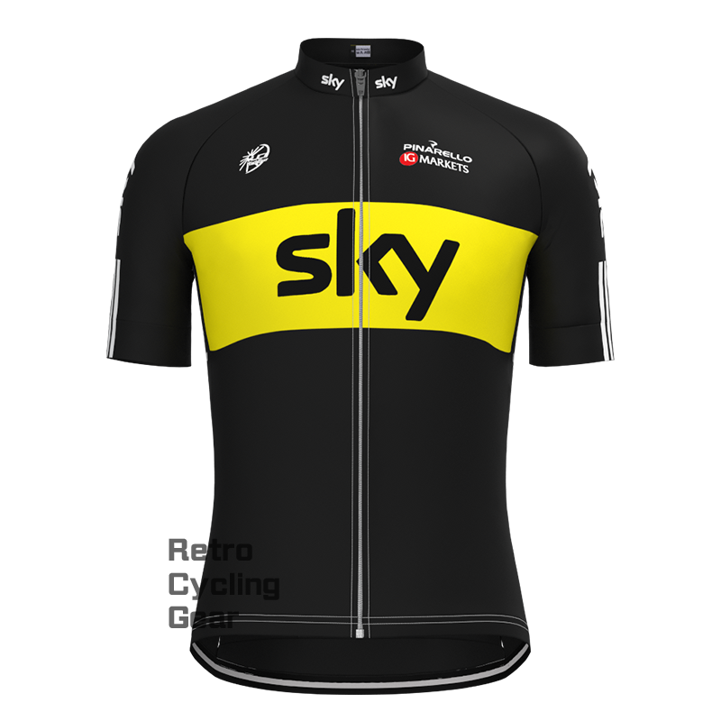 2015 sky Retro Long Sleeve Cycling Kits