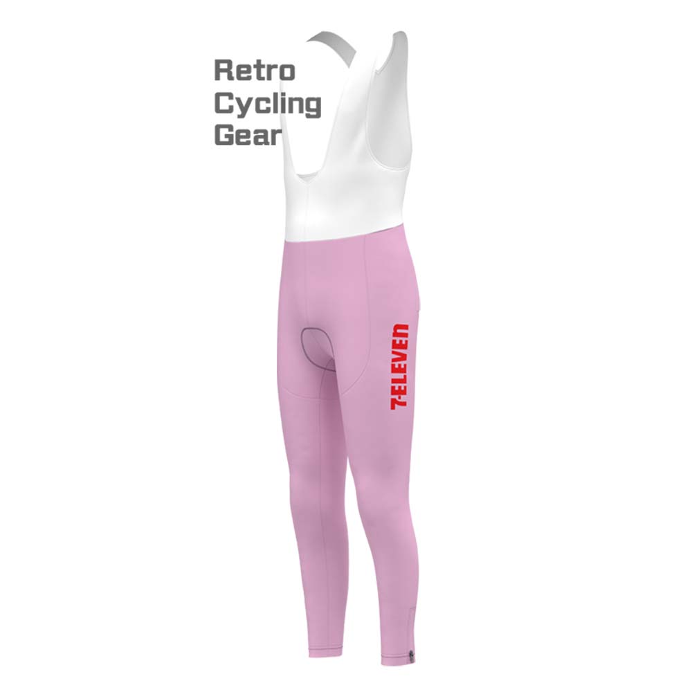 7-ELEVEN Pink Retro Bib Cycling Pants