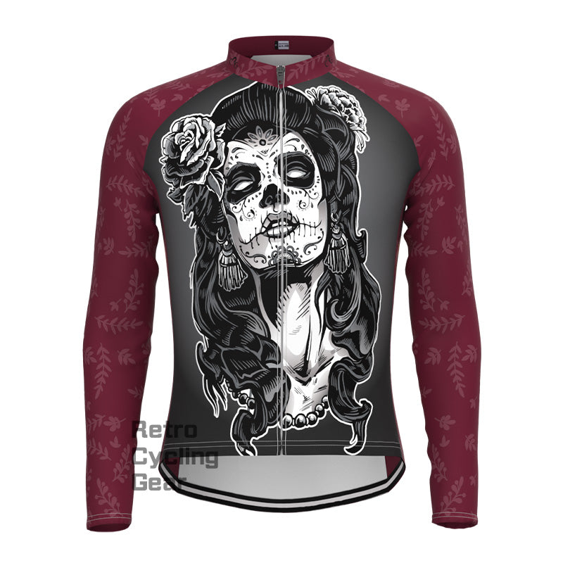 Female skull Long Sleeve Jersey