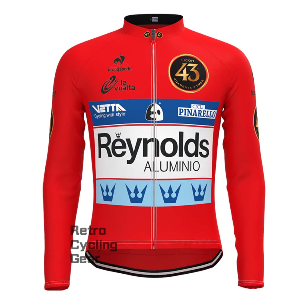 43 red Reynolds Retro Short Sleeve Cycling Kits