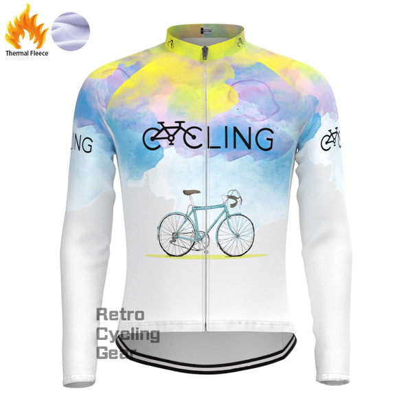 Coloured drawing Fleece Long Sleeve Jersey