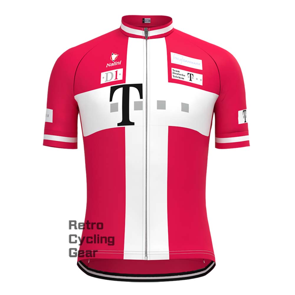 T Red Retro Short Sleeve Cycling Kits