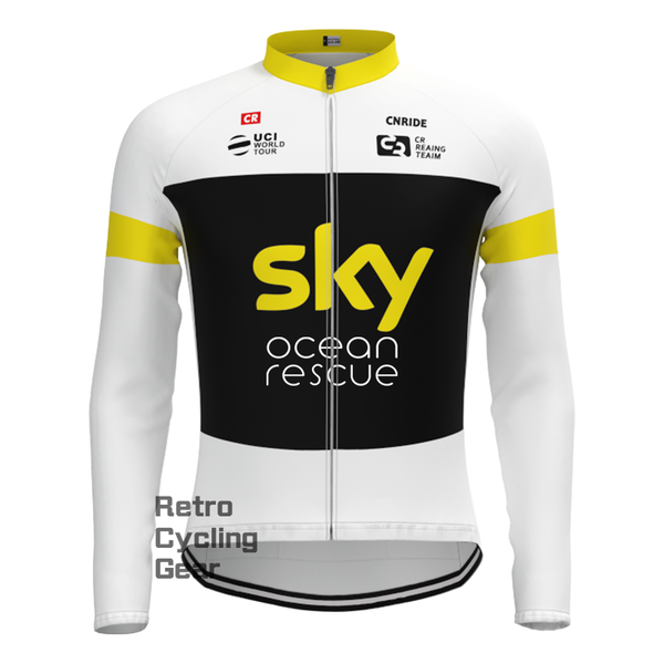 2018 sky Retro Long Sleeve Jersey