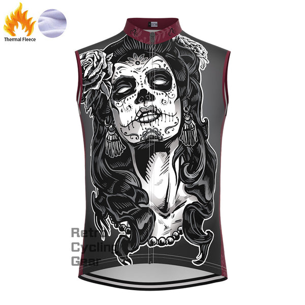 Fleece skull Cycling Vest