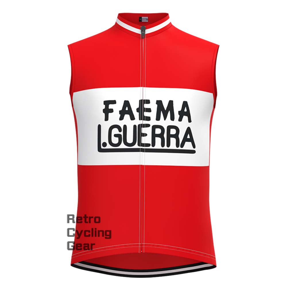 Red FAEMA Retro Short Sleeve Cycling Kits