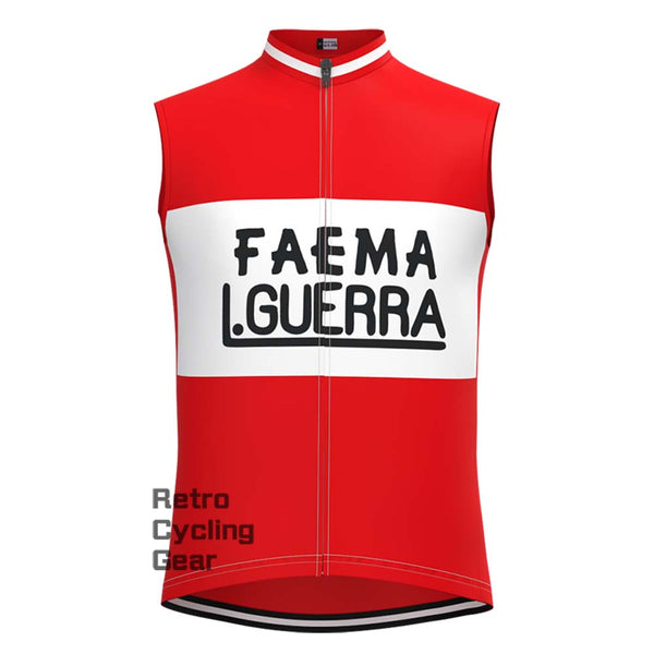 Red FAEMA Retro Cycling Vest