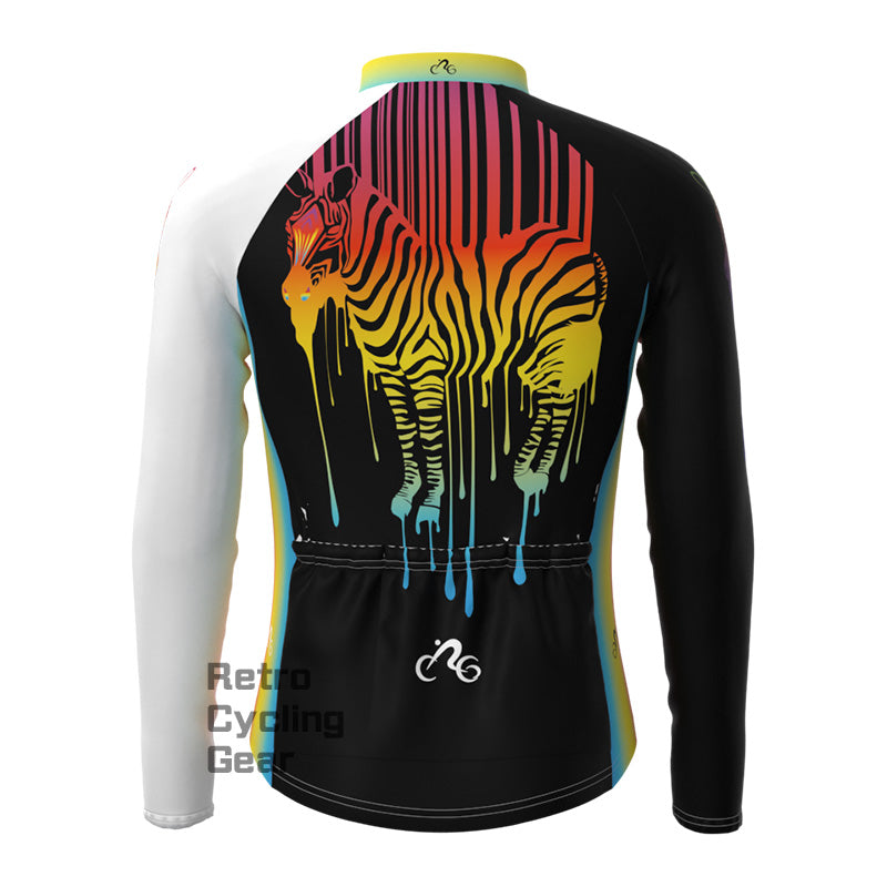 Rainbow Zebra Long Sleeve Jersey