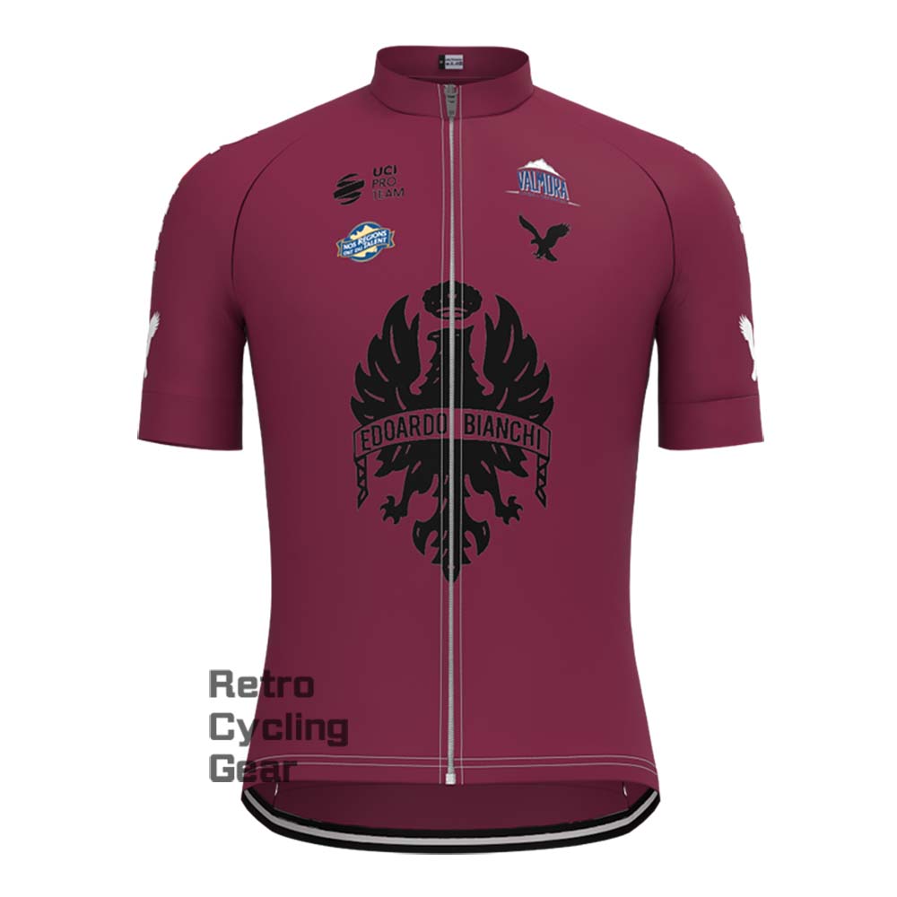 Red Bianchi Short Sleeve Cycling Kits