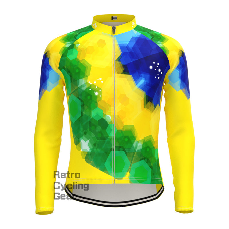 Glass yellow Long Sleeve Jersey