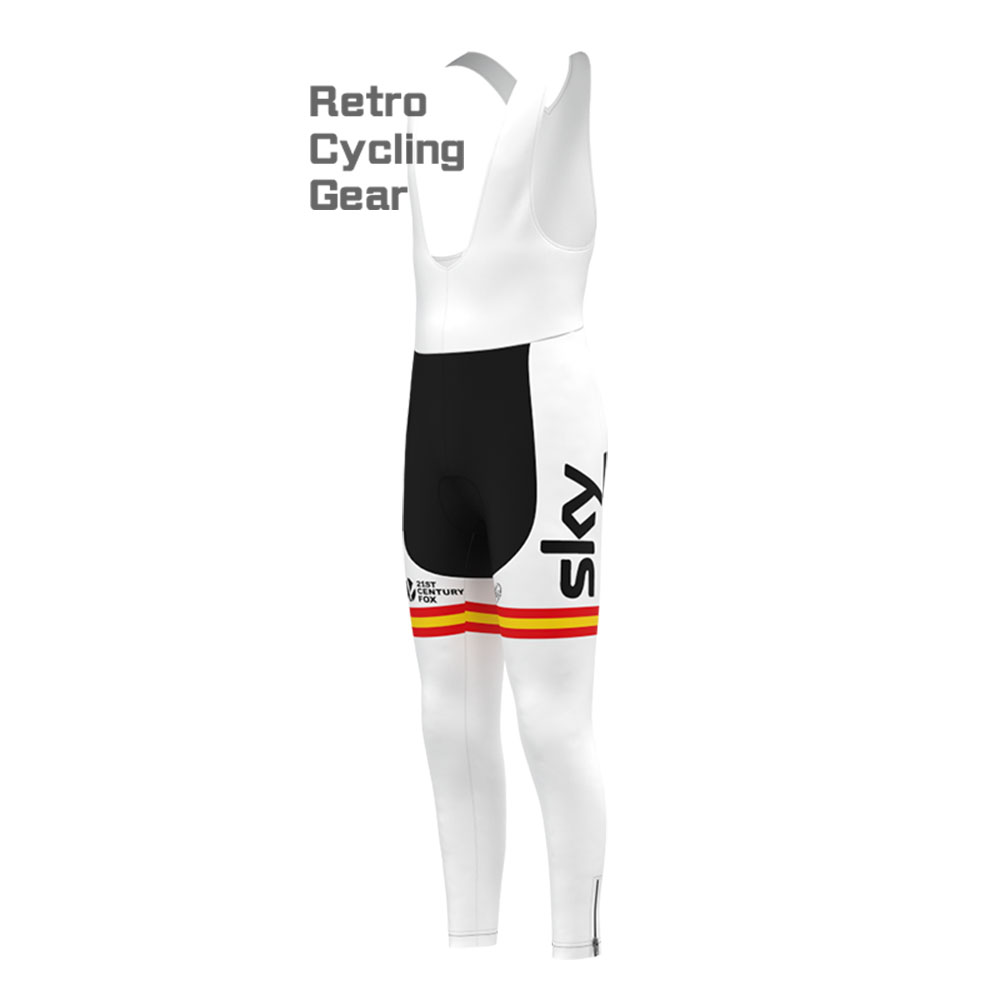 2017 sky Retro Long Sleeve Cycling Kits