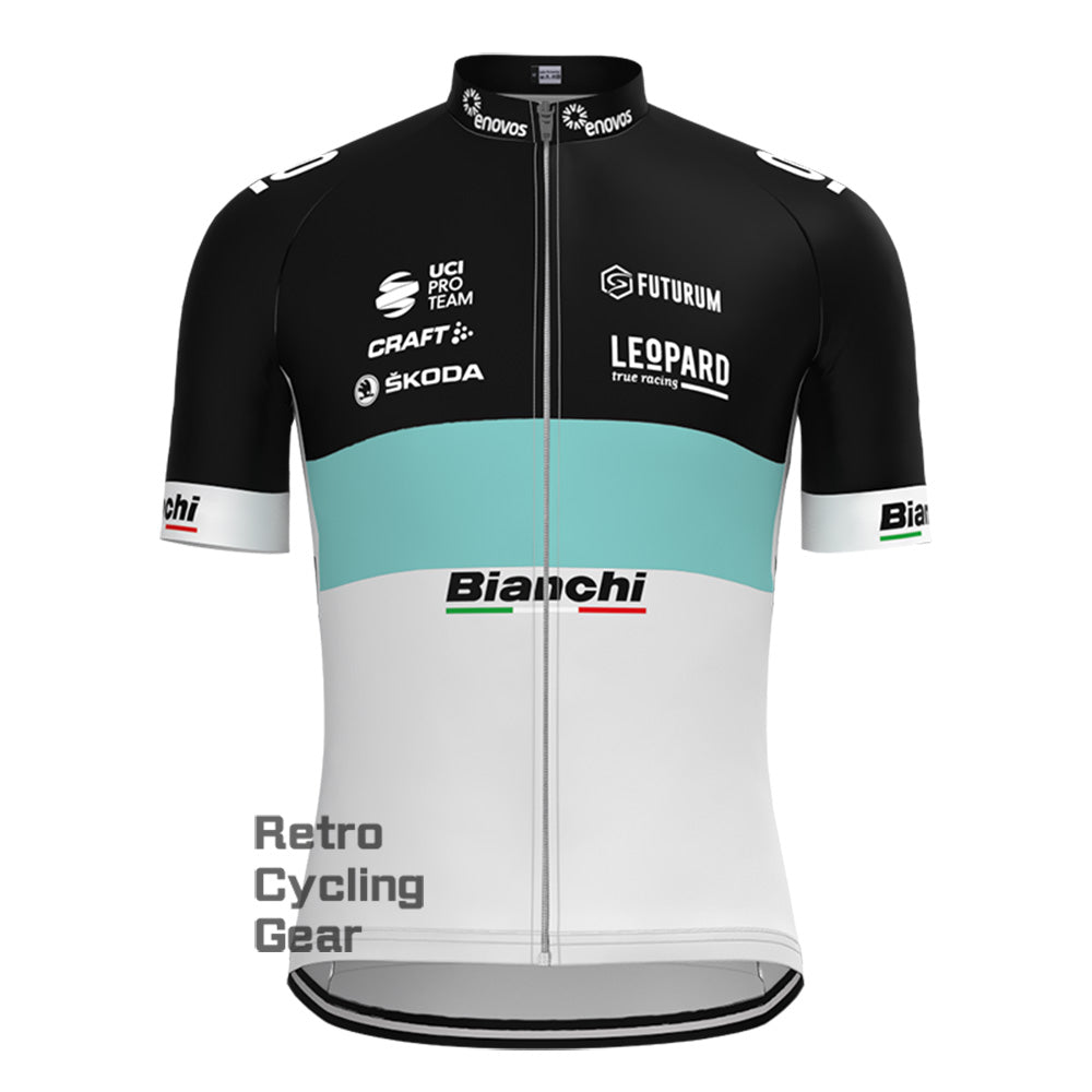 Leopard Bianchi Short Sleeve Cycling Kits