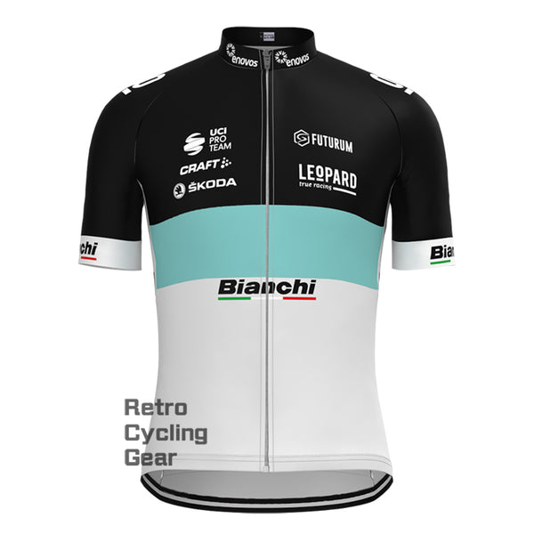 Leopard Bianchi Short Sleeve Cycling Jersey