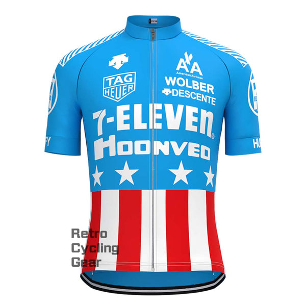 1990s 7-ELEVEN Retro Short Sleeve Cycling Jersey