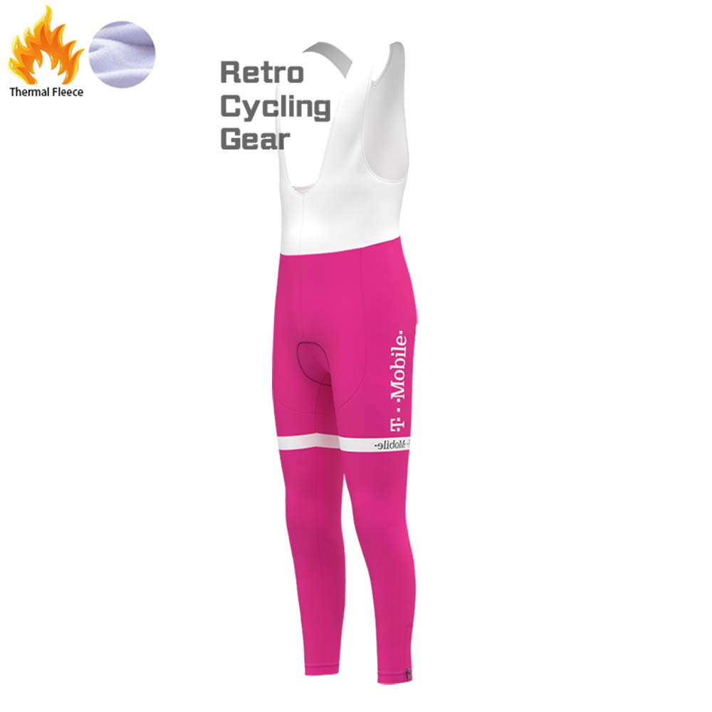 T-Mobile purple Fleece Retro Long Cycling Kits