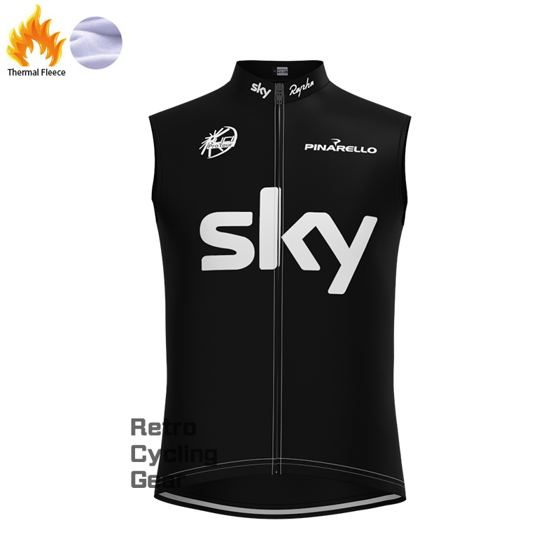 2013 sky Fleece Retro Cycling Vest