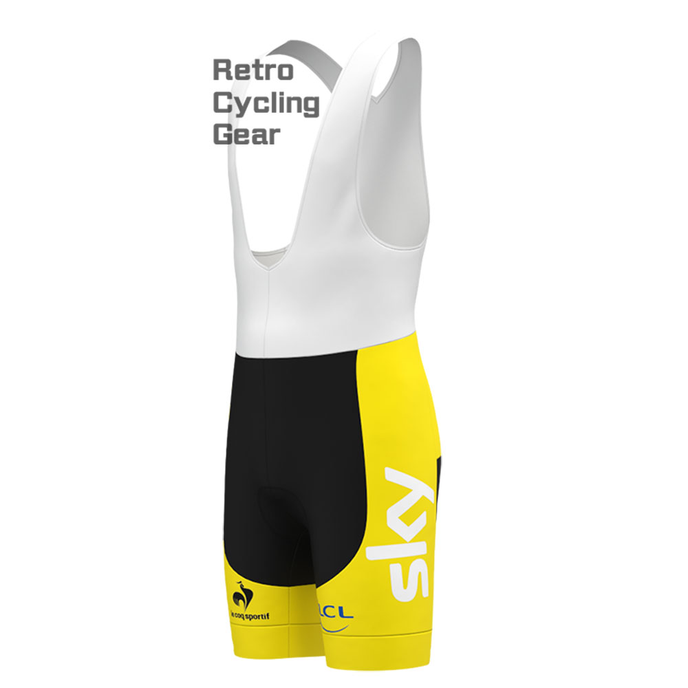 2012 yellow sky Retro Short Sleeve Cycling Kits