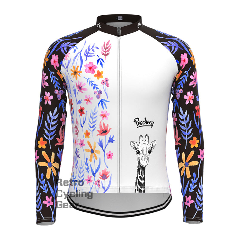 Giraffe flower Long Sleeve Jersey