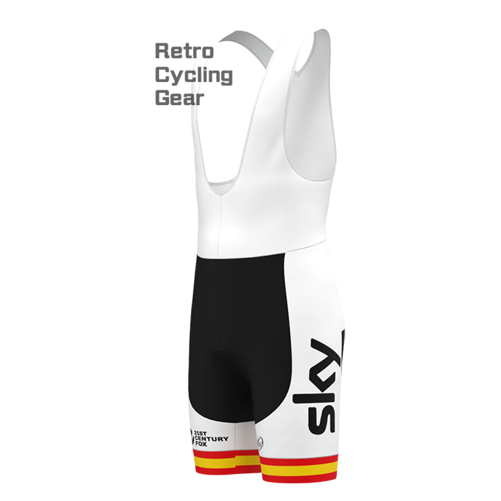 2017 sky Retro Bib Cycling Shorts