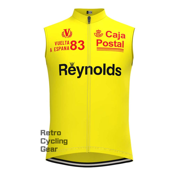 1983s yellow Reynolds Retro Cycling Vest