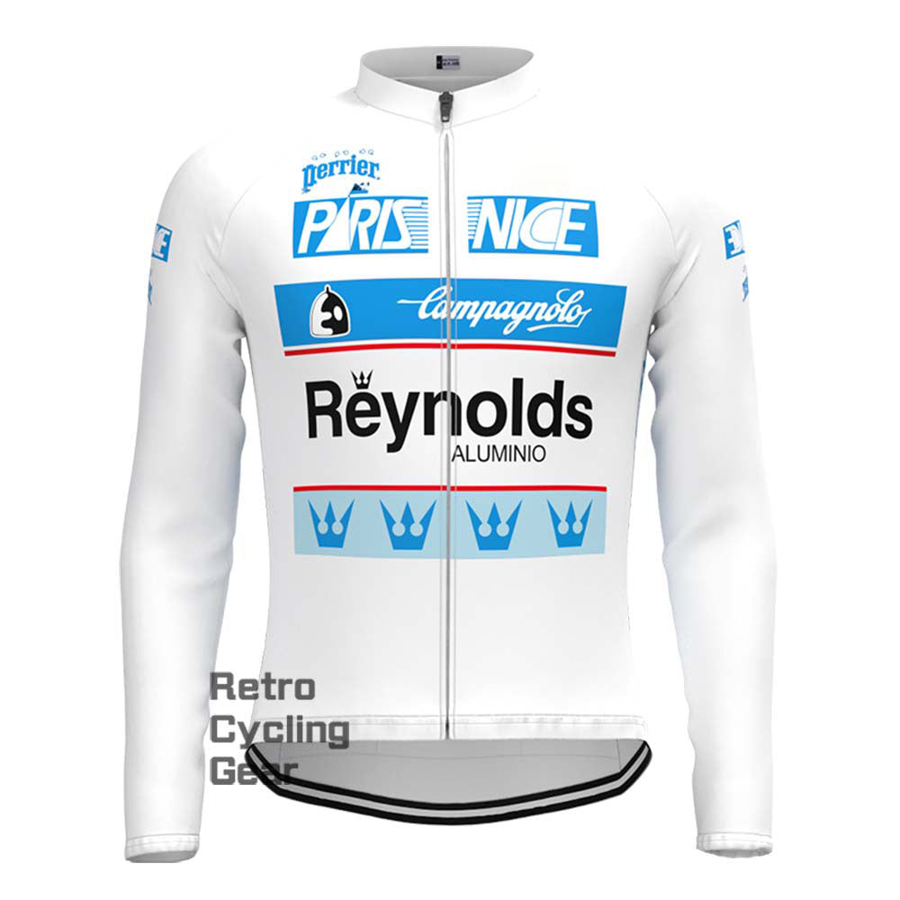 white Reynolds Retro Short Sleeve Cycling Kits