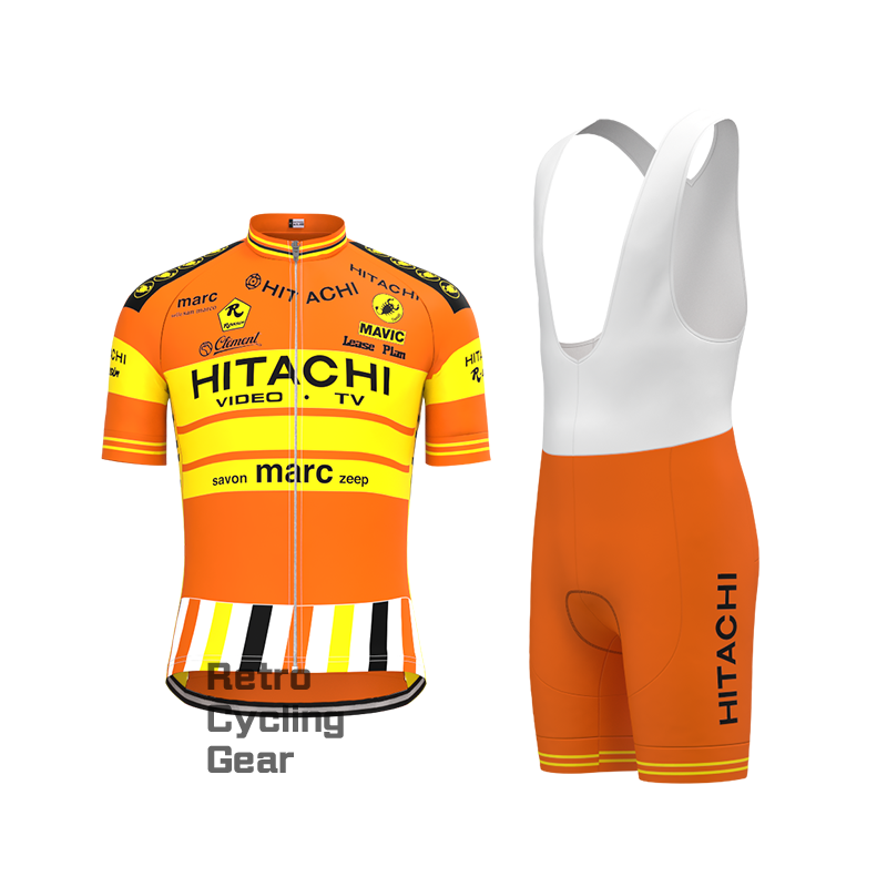 HITACHI Retro Long Sleeve Cycling Kits