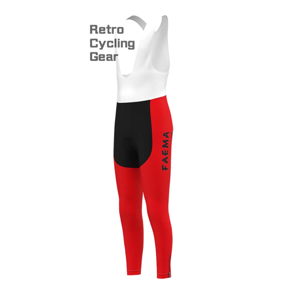 Red FAEMA Retro Short Sleeve Cycling Kits