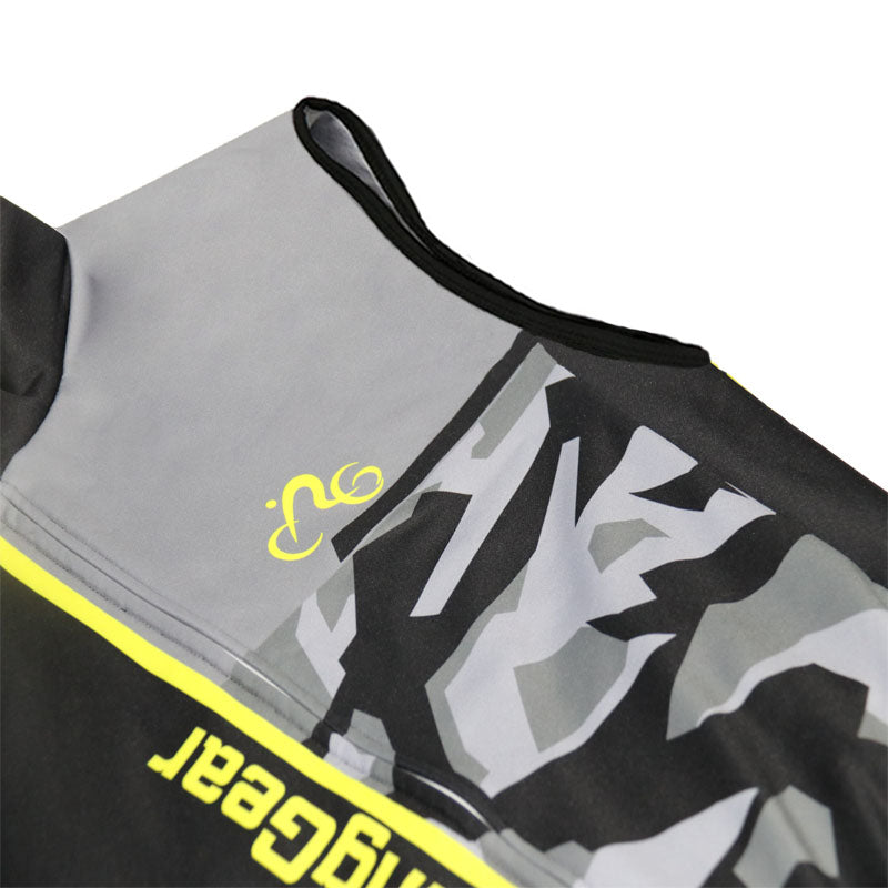 Yellow-ADR Fleece Retro Cycling Vest