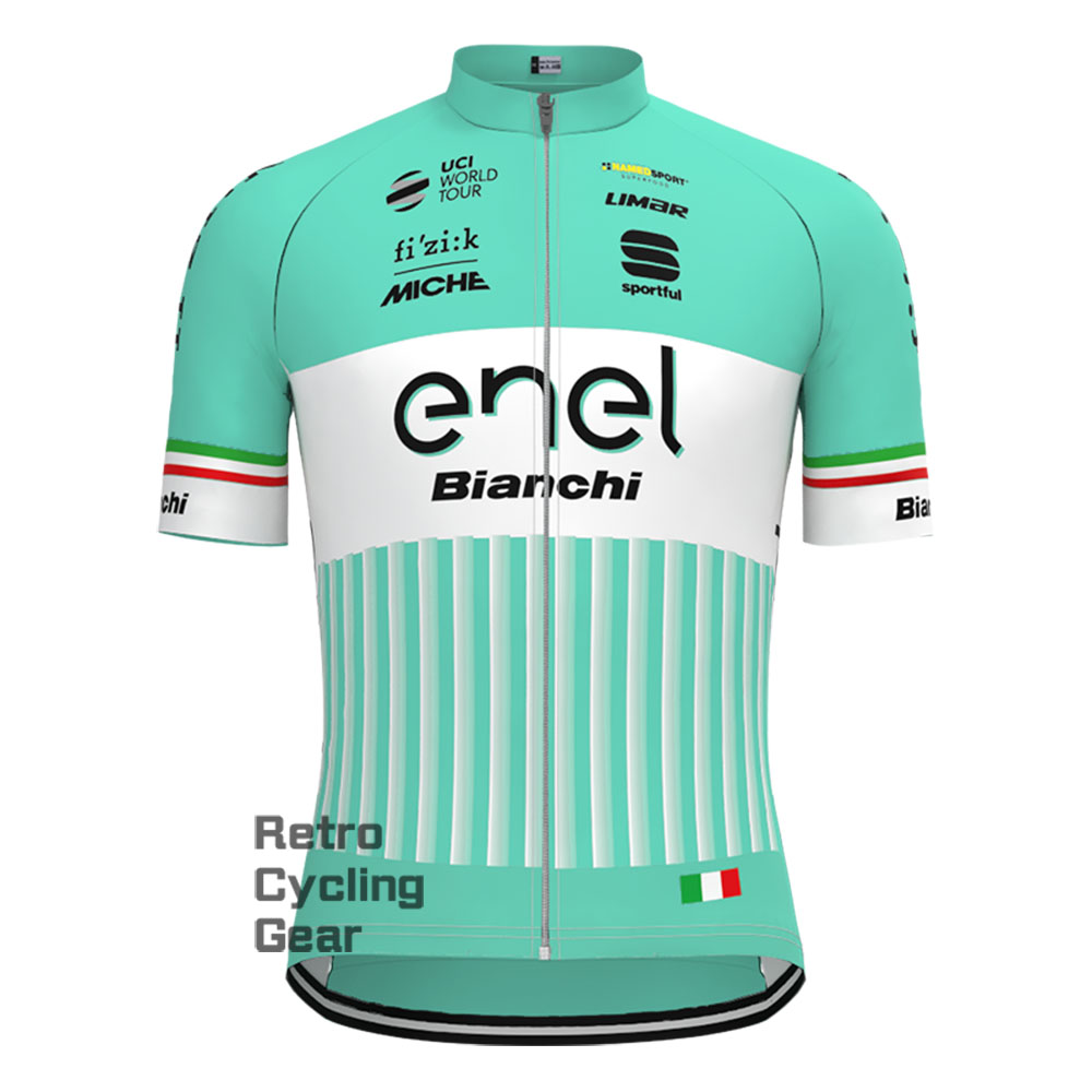 2017 Enel  Bianchi Short Sleeve Cycling Kits