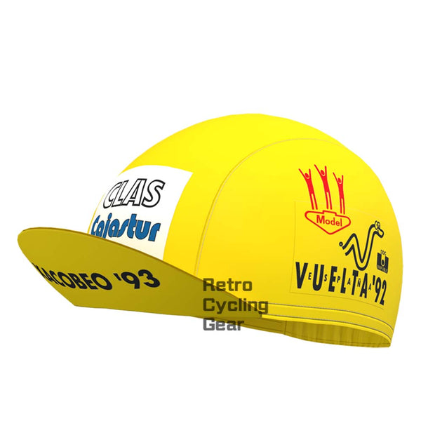 CLAS Yellow Retro Cycling Cap