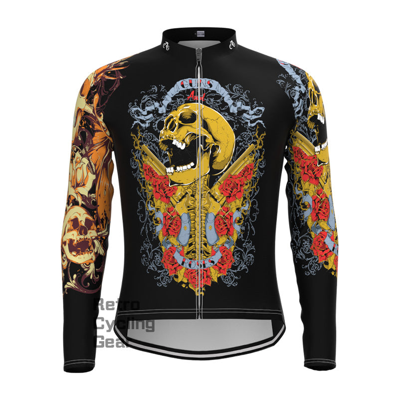 Scary skull Long Sleeve Jersey