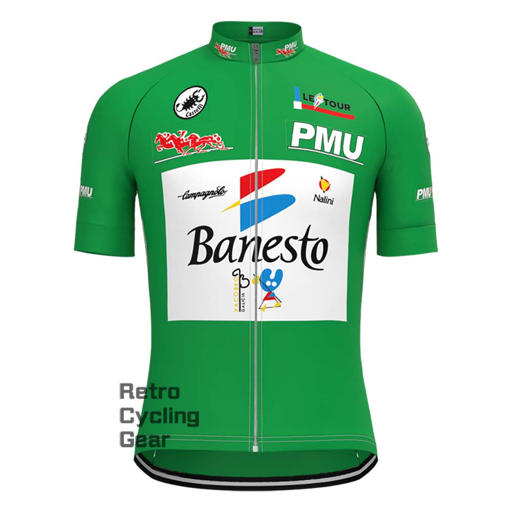 1990s Banesto Retro Short Sleeve Cycling Kits