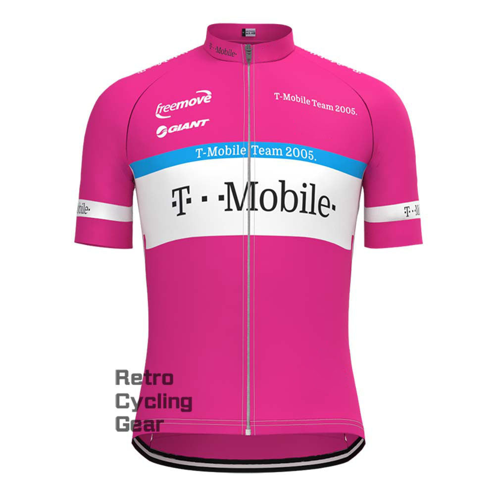 T-Mobile purple Retro Short Sleeve Cycling Kits