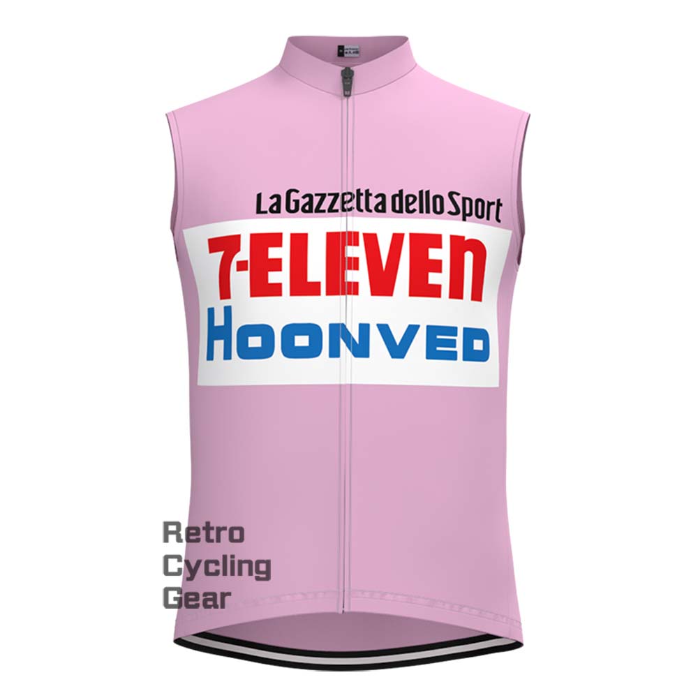 7-ELEVEN Pink Retro Long Sleeve Cycling Kits