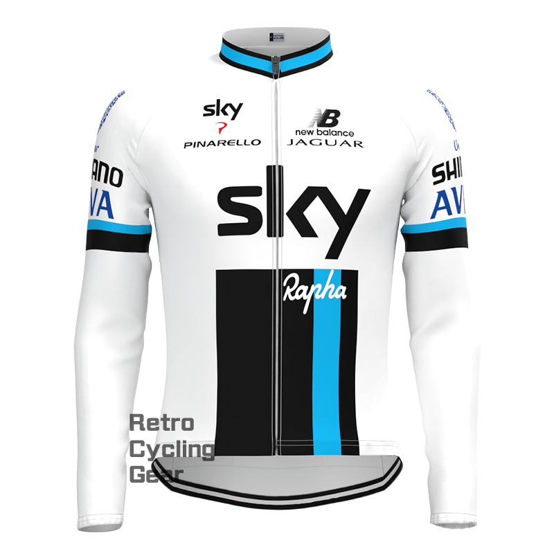 white sky Retro Short Sleeve Cycling Kits