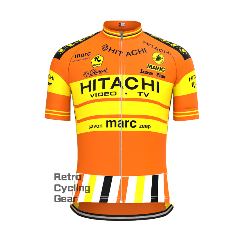 HITACHI Retro Long Sleeve Cycling Kits