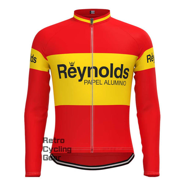 1980s red Reynolds Retro Long Sleeve Jersey