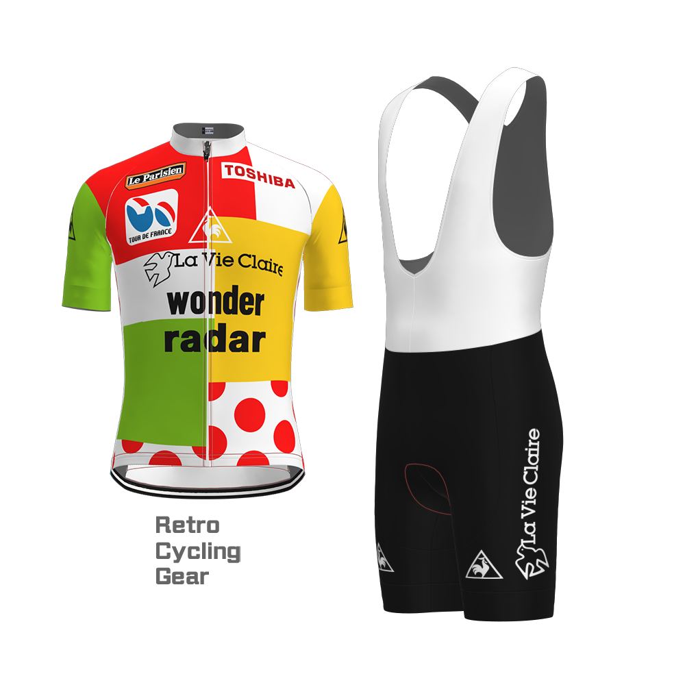 wonder radar Retro Long Sleeve Cycling Kits