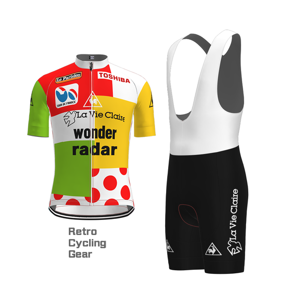 wonder radar Retro Short Sleeve Cycling Kits