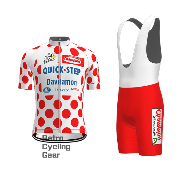 QUICK STEP Retro Short Sleeve Cycling Kits