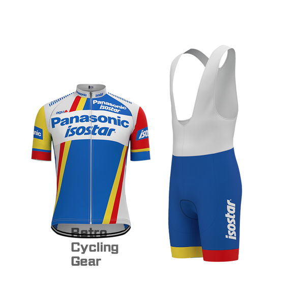 1980s Panasonic Retro Short Sleeve Cycling Kits