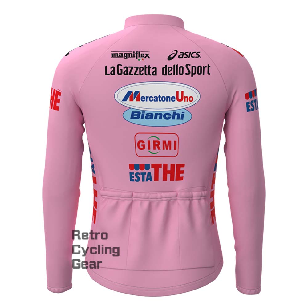 Mercatone uno bianchi Fleece Retro Long Cycling Kits