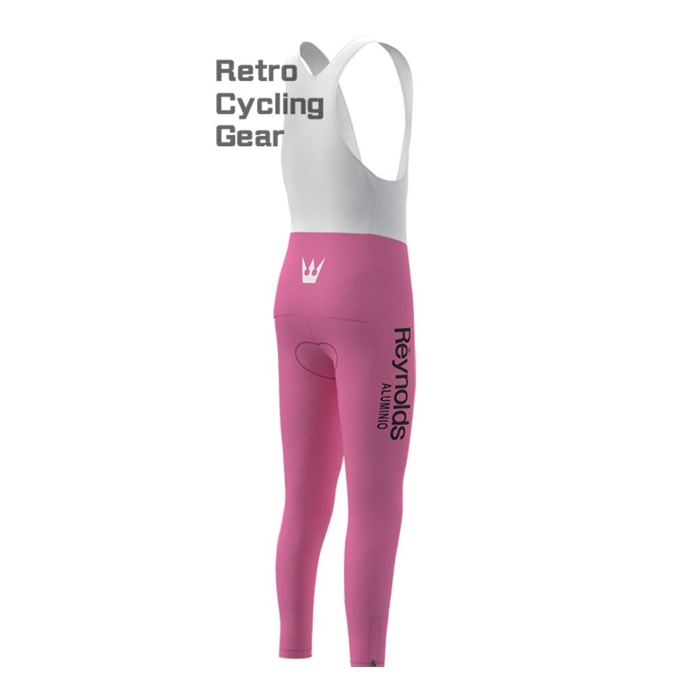 Pink Reynolds Retro Long Sleeve Cycling Kits