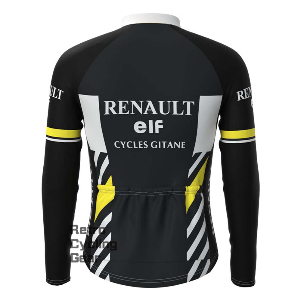 black elf Retro Long Sleeve Cycling Kits