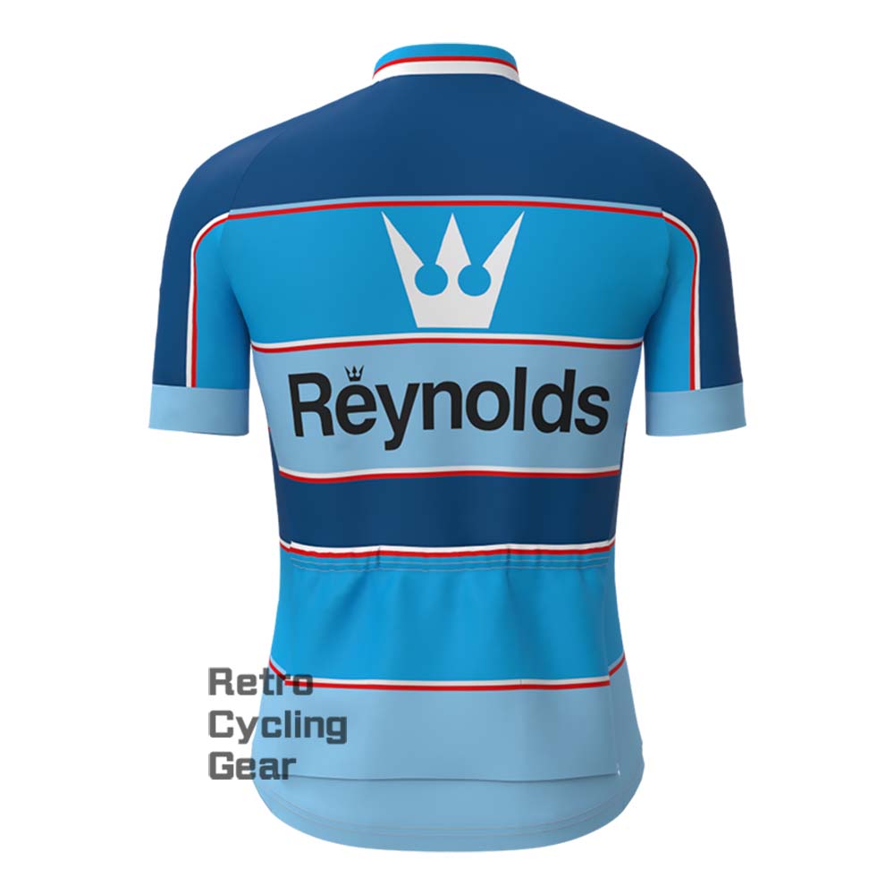 1990s blue Reynolds Retro Short Sleeve Cycling Kits