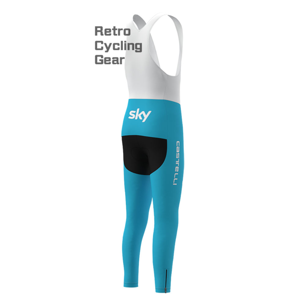 2018 blue sky Retro Bib Cycling Pants