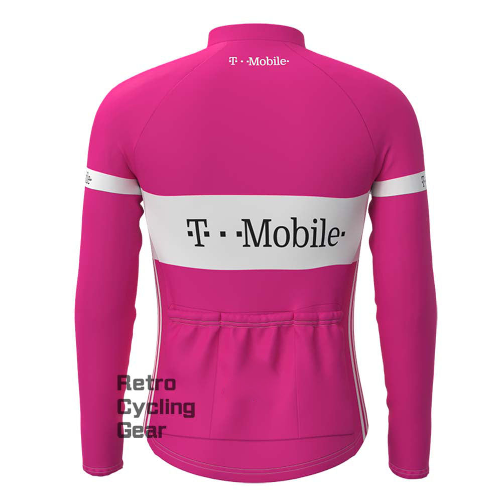 T-Mobile purple Fleece Retro Long Cycling Kits