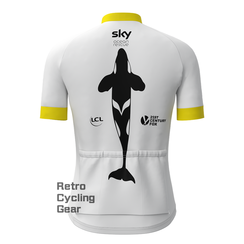 2018 sky Retro Short Sleeve Cycling Kits