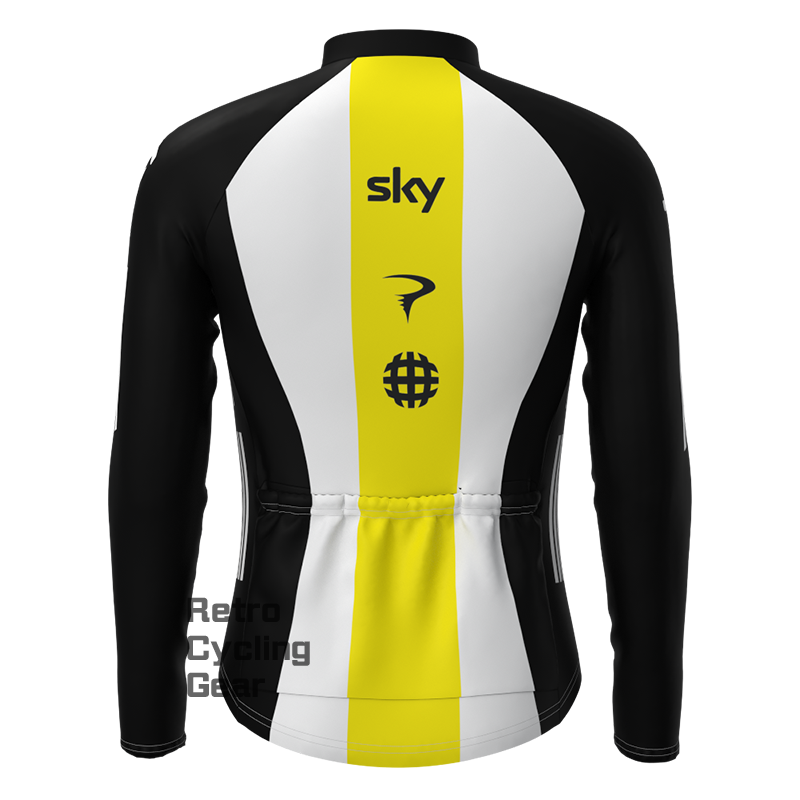 2015 sky Fleece Retro Long Sleeves Jerseys