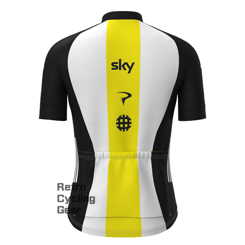 2015 sky Retro Short Sleeve Cycling Jersey